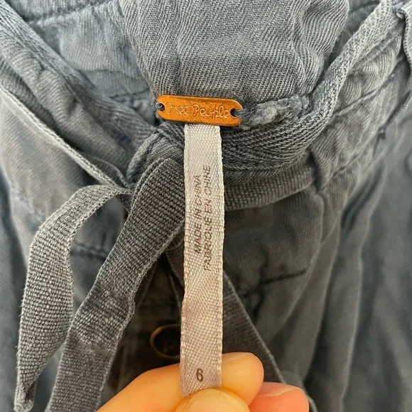 Free People Melvin High Rise Cargo Navy Shorts - Picture 6 of 7